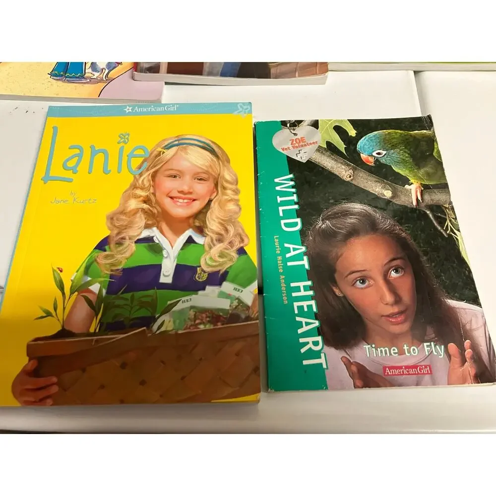American Girl‎ Book Lot of (8) Chrissa Lea, Lanie, Julie, Josefina, Staying Home